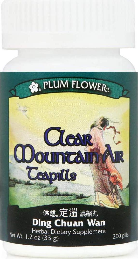 Clear Mountain Air Teapills (Ding Chuan Wan), 200 ct, Plum Flower