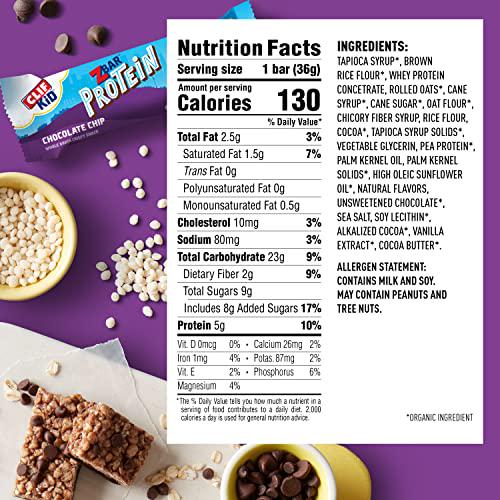 Clif Kid ZBAR - Protein Granola Bars Variety Pack - Gluten Free - Non-GMO - Lunch Box Snacks (1.27 Ounce Energy Bars, 18 Count)