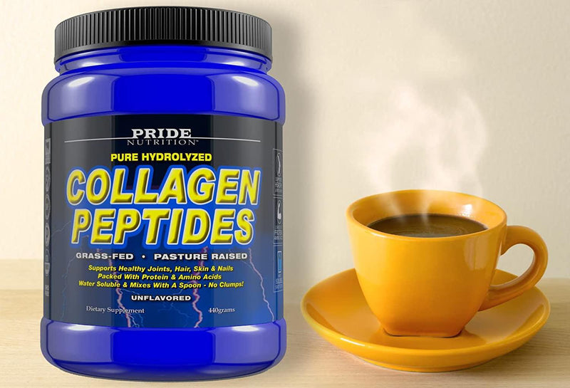 Collagen Peptides Powder - Grass Fed Pasture Raised Hydrolyzed Paleo and Keto Friendly Supplement - for Youthful Skin, Healthier Hair, Joints, Stronger Nails - GMO and Gluten Free