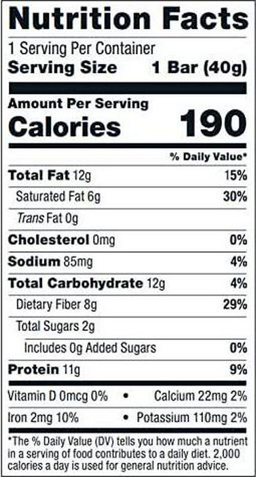 Collagen Protein Bars, Cookie Dough, 11g Protein, Single Bar, Bulletproof Grass Fed Healthy Snacks, Made with MCT Oil, 2g Sugar, No Added Sugar