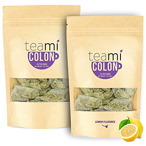 Colon Cleanse Detox Tea Original and Lemon Flavor - Herbal Tea for Cleansing - Reduces Bloating and Supports Digestion - All Natural Nighttime Teatox Bundle - (30 Day Supply) Most Popular Tea by Teami