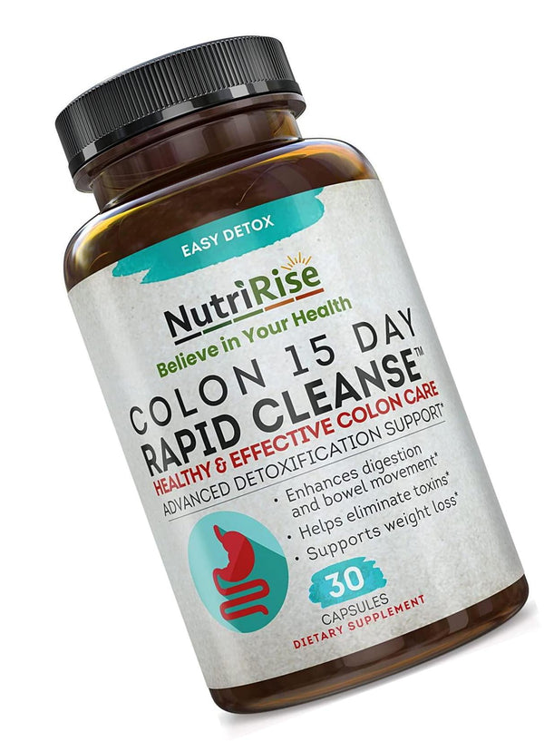 Colon Cleanser Detox for Weight Loss. 15 Day Fast-Acting Extra-Strength Cleanse with Probiotic and Natural Laxatives for Constipation Relief and Bloating Support. 30 Detox Pills to Detoxify and Boost Energy