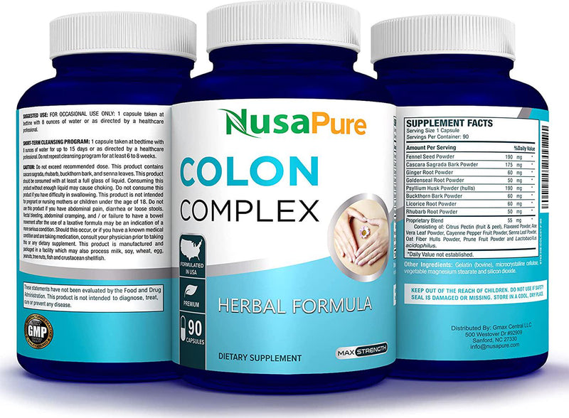 Colon Complex 90 Capsules - Non-GMO
