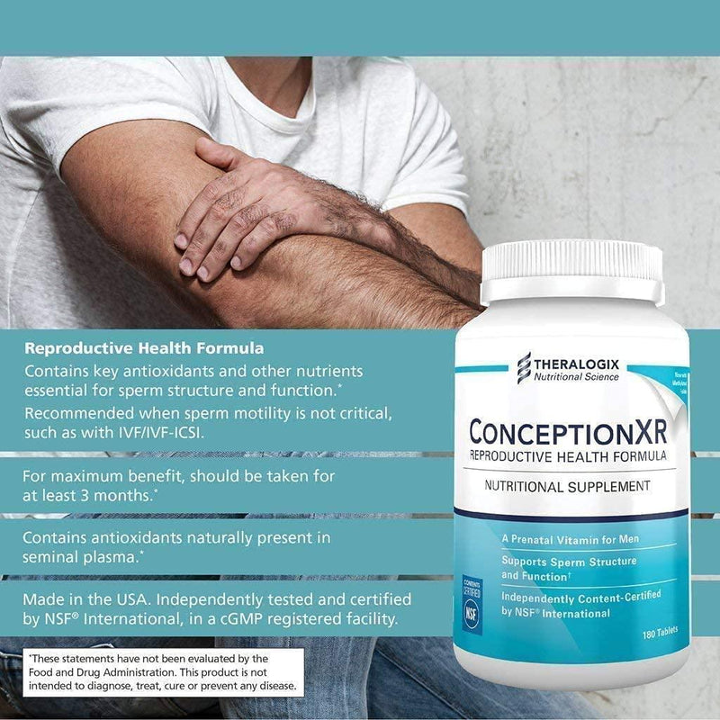 ConceptionXR Reproductive Health Male Fertility Supplements (90 Day Supply)