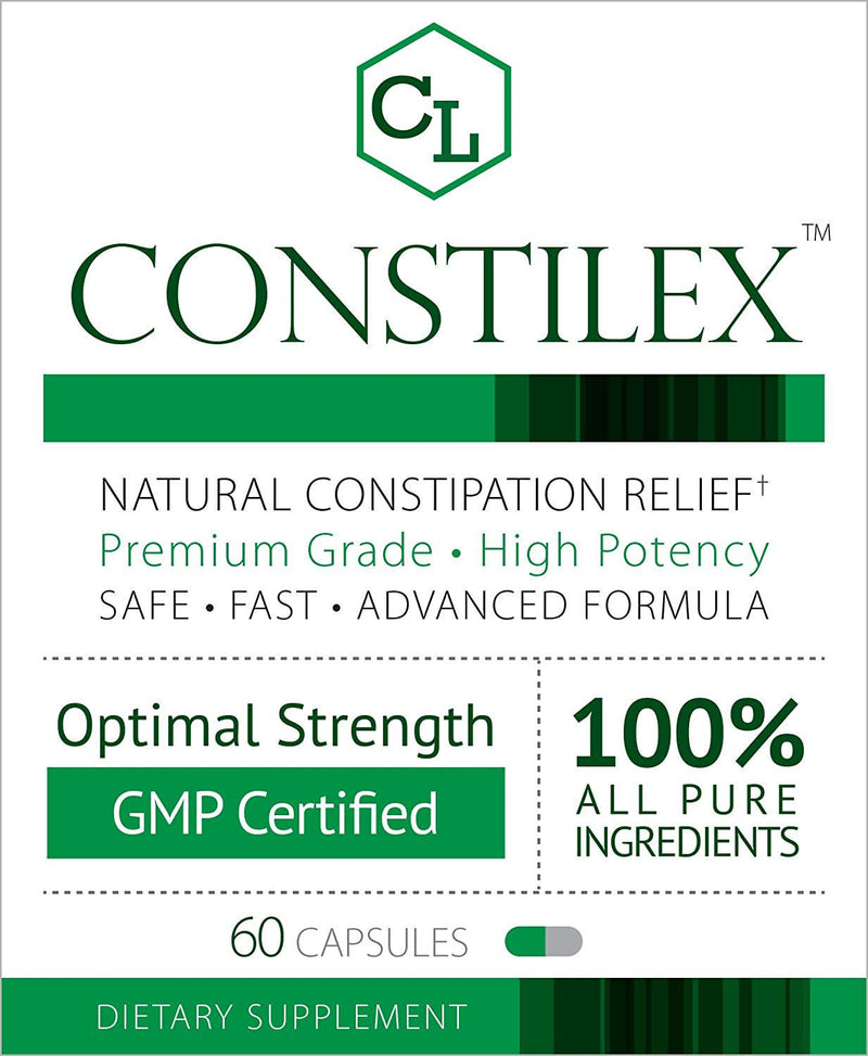 Constilex - Rapid Constipation Relief and Support from Future Episodes - Promotes Healthy Levels of Bacteria and Strengthens Intestinal Flora - 1 Bottle