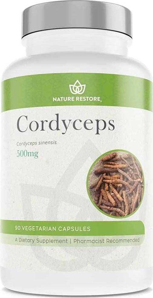 Cordyceps Sinensis Mushroom Extract Supplement, Pure CS-4 Strain, Standardized to 10 Percent Cordycepic Acid, 90 Capsules, Manufactured in USA, Non-GMO, Gluten Free