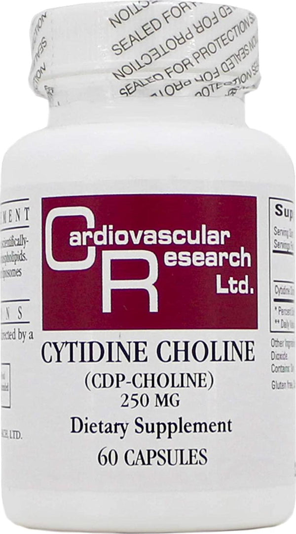 Cytidine Choline/CDP 250mg 60 Caps - Ecological Formulas/Cardiovascular Research