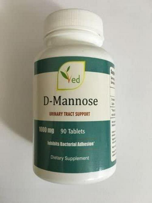 D-Mannose 1000mg, 90 Tablets - Urinary Tract and Bladder Health Support
