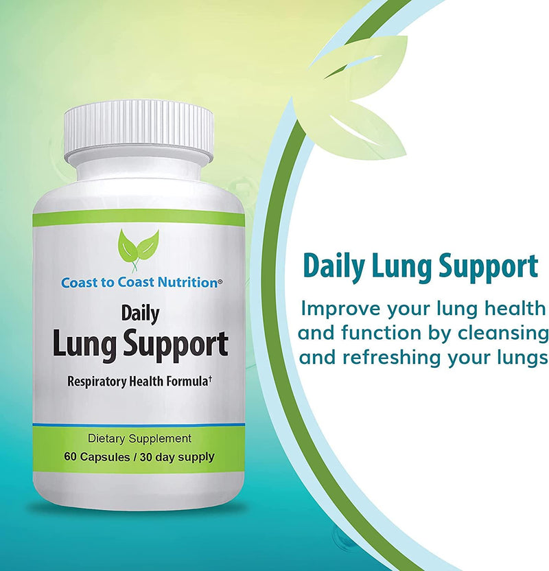 Daily Lung Cleanser and Detox Support Supplement | 60 Capsules
