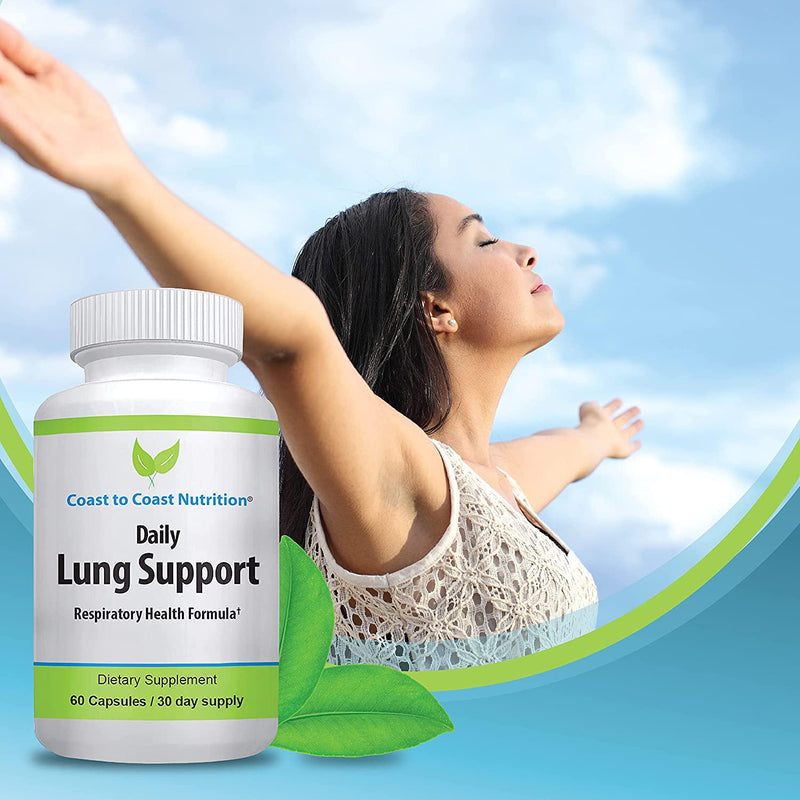 Daily Lung Cleanser and Detox Support Supplement | 60 Capsules