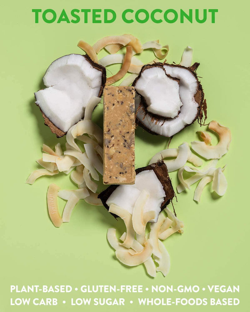 Dang Keto Bars | 24 Pack | Lemon Matcha and Toasted Coconut Bundle | No Added Sugar, Low Carb, Plant Based, Vegan