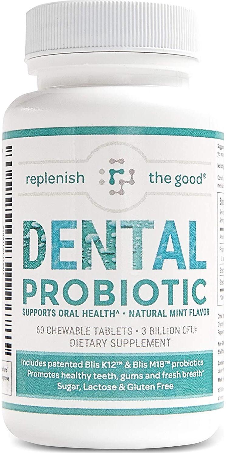 Dental Probiotic 60-Day Supply. Oral probiotics for Bad Breath, Tooth Decay, Strep Throat. Boosts Oral Health and Combats halitosis. Contains Streptococcus salivarius BLIS K12 and BLIS M18.