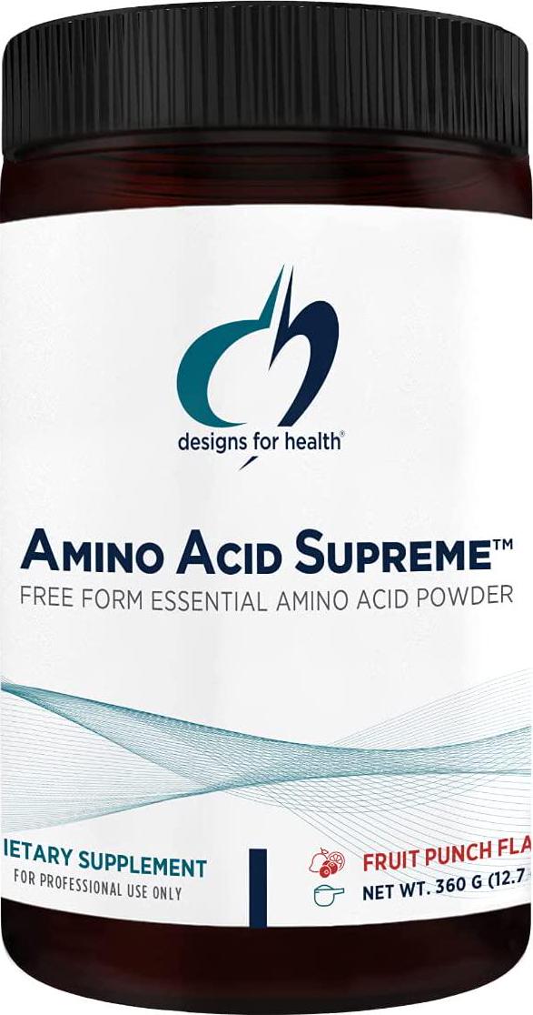 Designs for Health Complete Amino Acid Powder with BCAAs - Amino Acid Supreme (30 Servings / 210g)