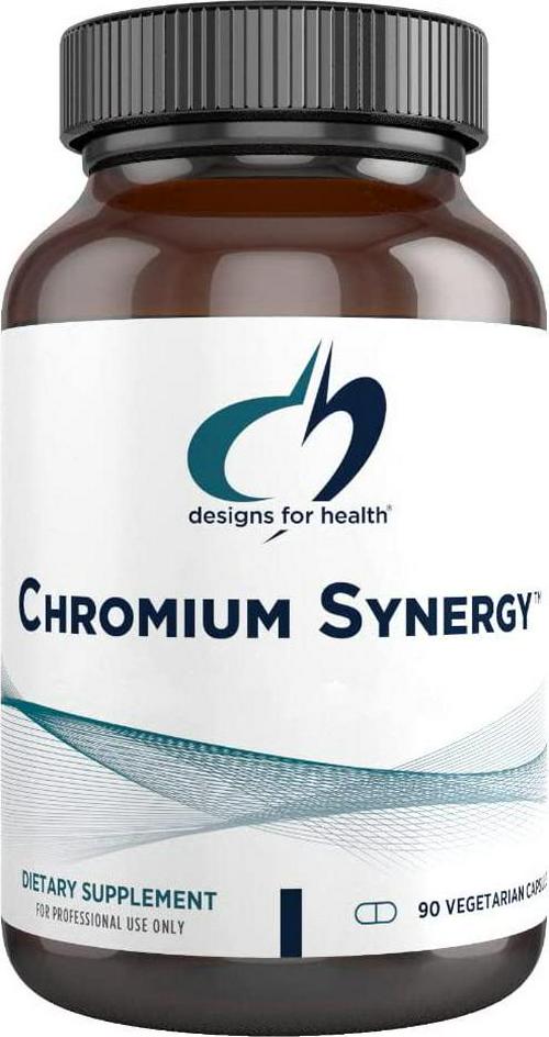 Designs for Health Chromium Synergy Vegetarian Capsules, 90 Count