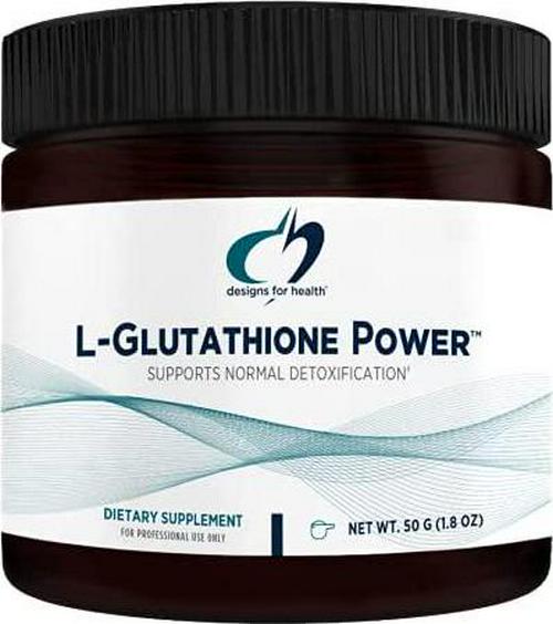 Designs for Health L-Glutathione Powder 1000mg - Reduced L-Glutathione Antioxidant Support (50 Servings / 50g)