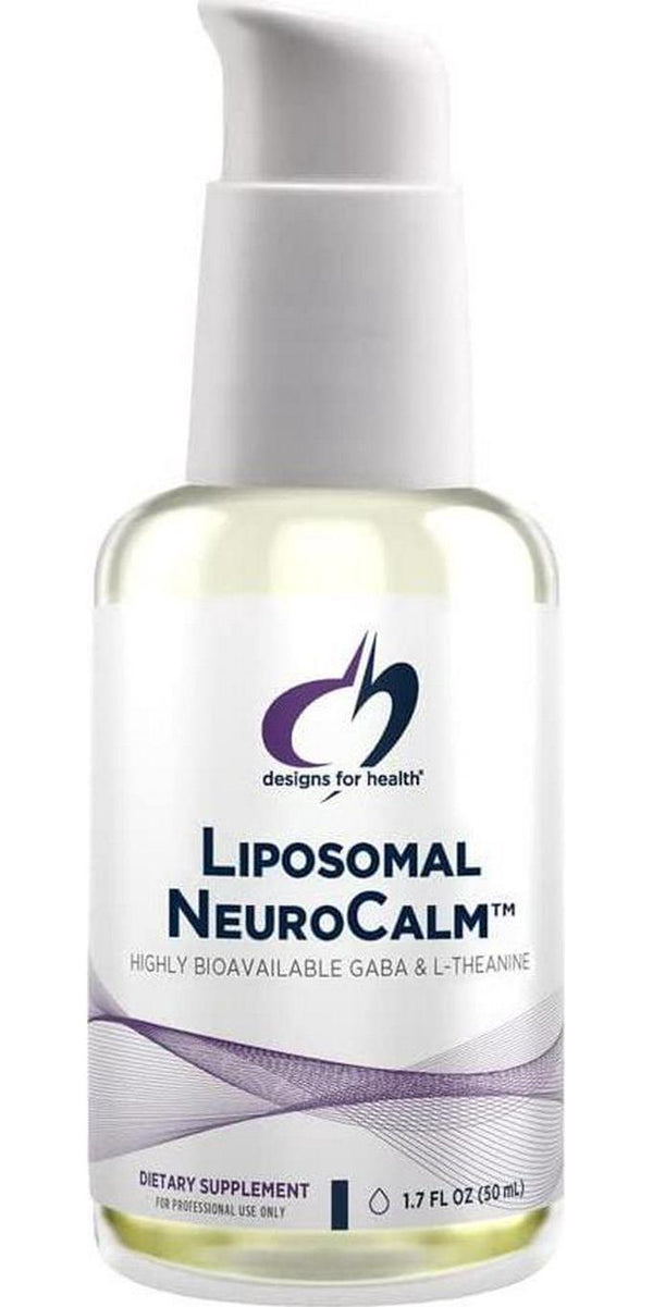 Designs for Health Liposomal NeuroCalm - Liquid GABA + L Theanine to Support Calm + Healthy Stress Response (25 Servings / 1.7oz)