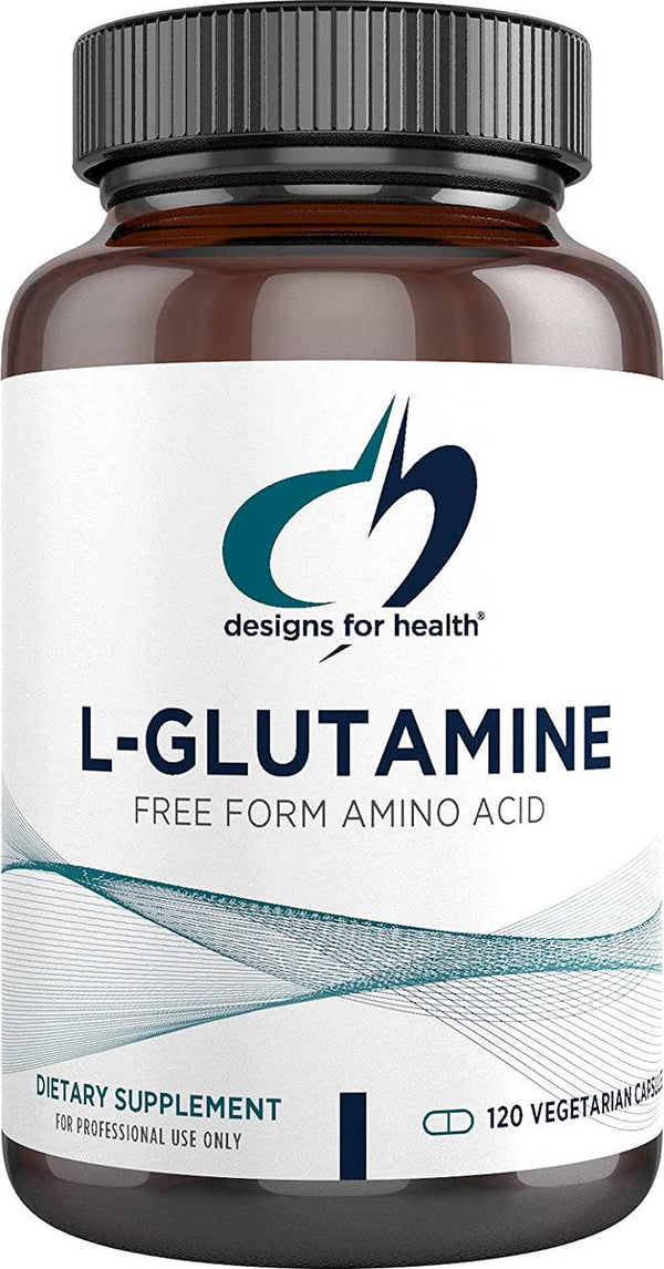 Designs for Health - L-Glutamine Capsules - 120 Caps