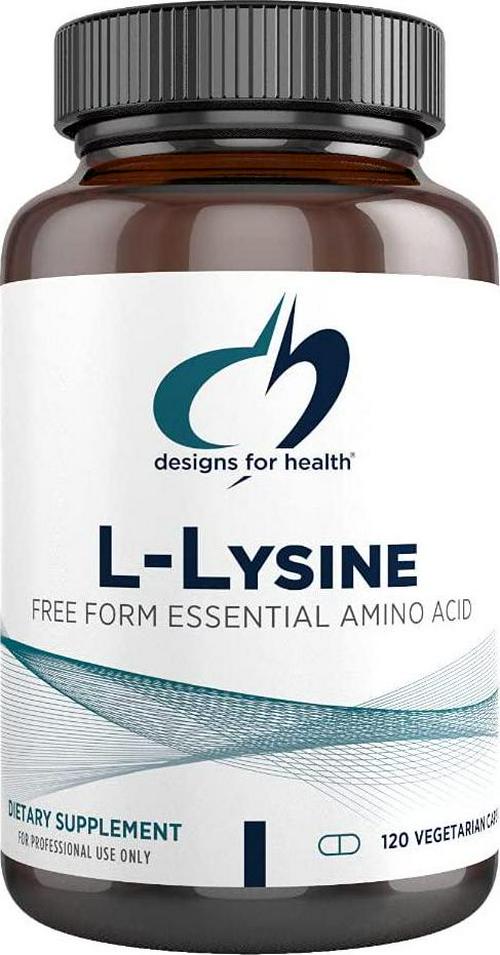 Designs for Health L-Lysine HCL Pills 1500mg - Amino Acid Lysine Hydrochloride Nutritional Supplement for Adults - Immune + Bone Health Support - Vegan + Non-GMO (120 Capsules)
