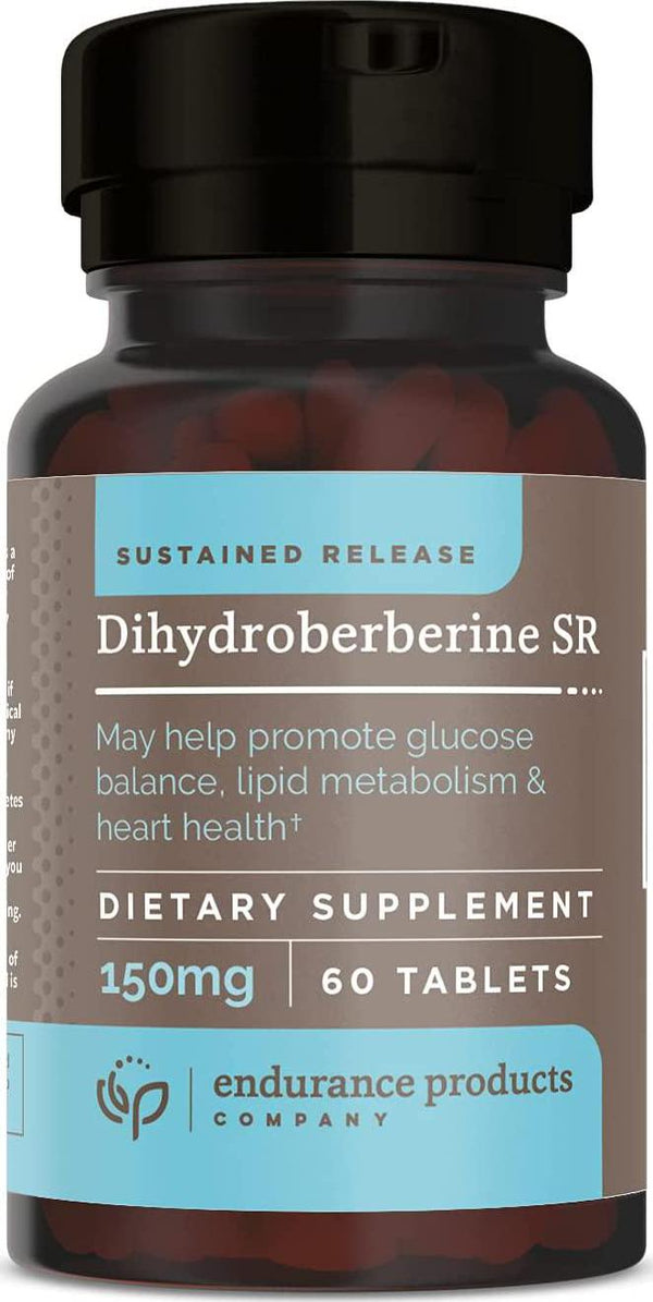 DiHydroBerberine -Sustained Release(5-7 Hours) Highly Bio Available Form of Berberine-150mg 60 Tabs - Maintain Healthy Blood Glucose* - Promote Healthy Cholesterol and Lipid Metabolism*