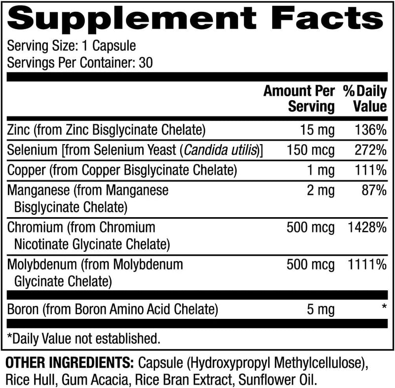 Dr. Mercola Essential Mineral Complex Dietary Supplement, 30 Servings (30 Capsules), non GMO, Gluten Free, Soy Free