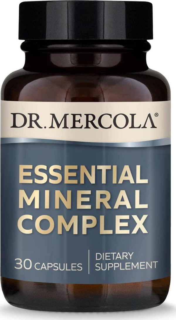 Dr. Mercola Essential Mineral Complex Dietary Supplement, 30 Servings (30 Capsules), non GMO, Gluten Free, Soy Free