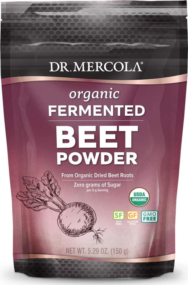 Dr Mercola Fermented Beet Powder - Dried Beet Root, 150g