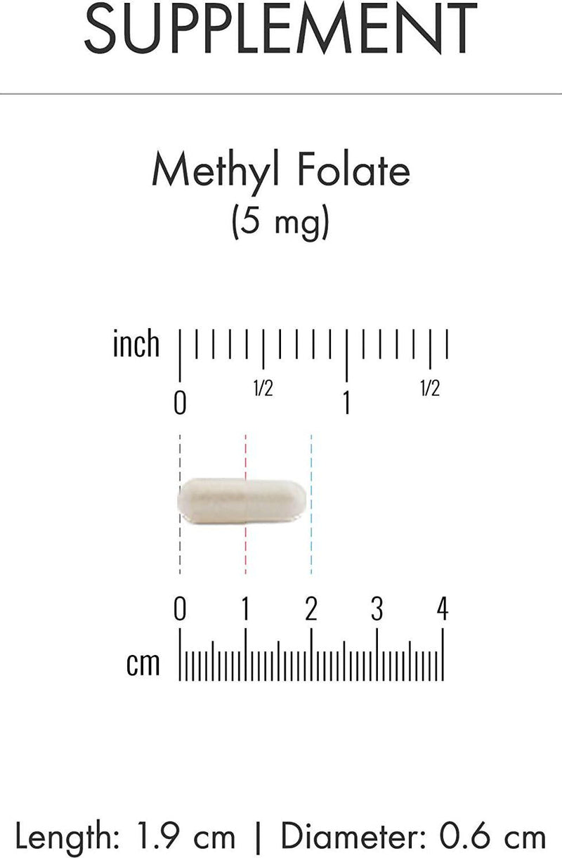 Dr. Mercola Folate, 5mg, 30 Capsules