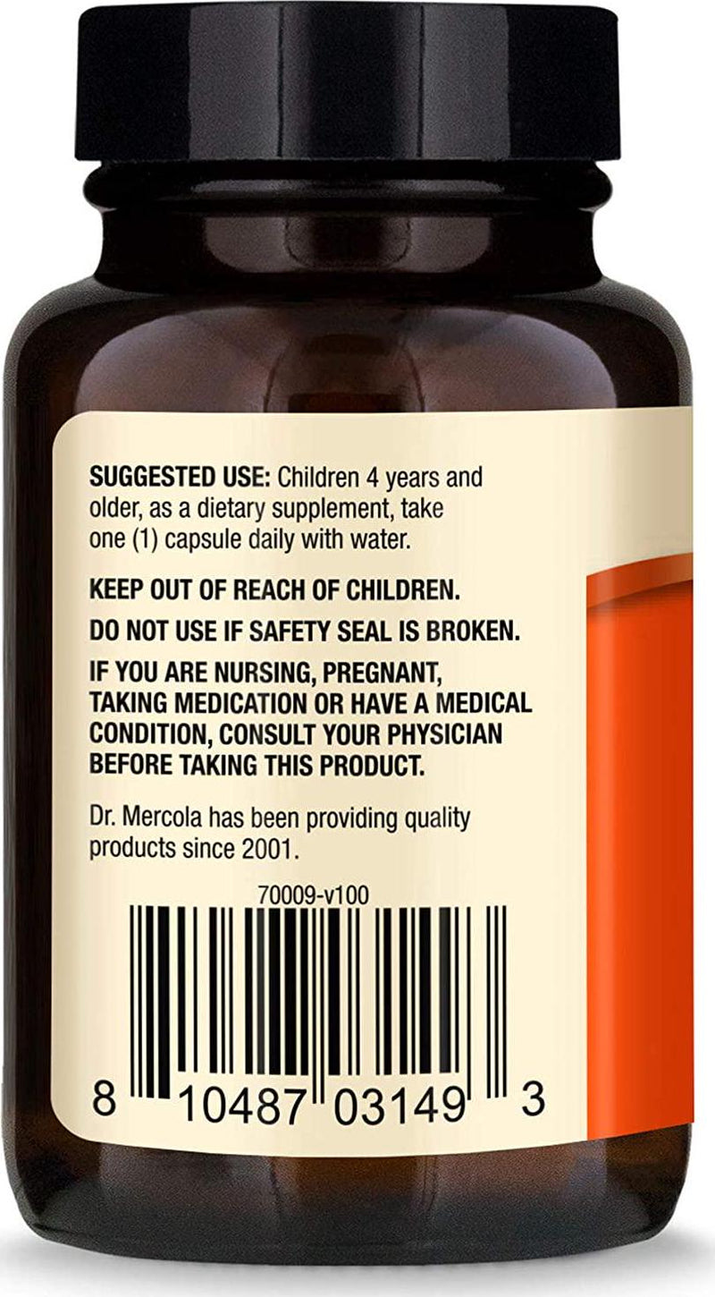 Dr Mercola Liposomal Vitamin C for Kids, 30 Capsules