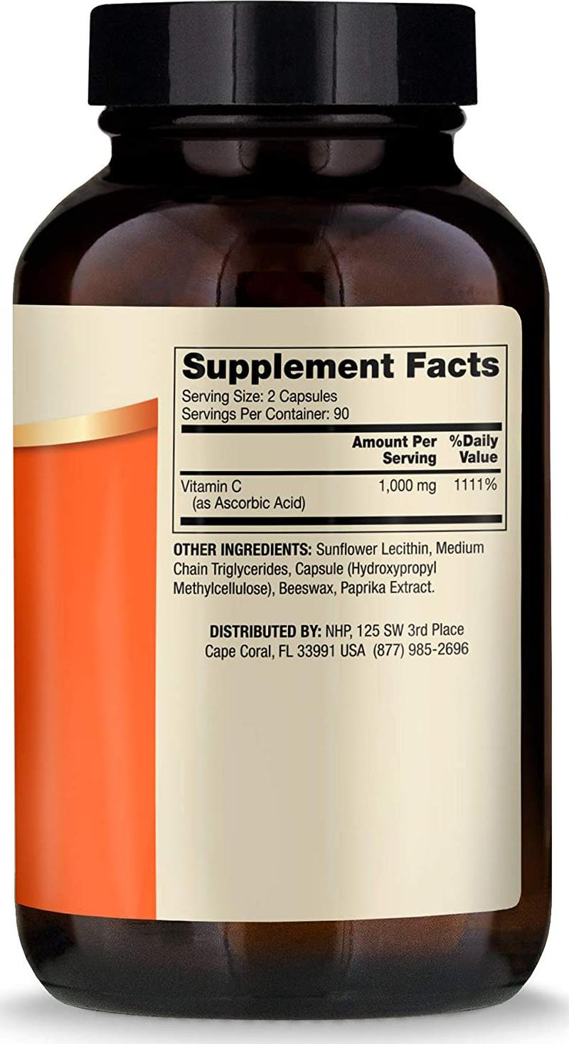 Dr. Mercola Liposomal Vitamin C 1,000mg per Serving - 2 Bottles - 180 Capsules - 90 Servings - Antioxidant Supplement with Higher Bioavailability Potential and Immune System Support