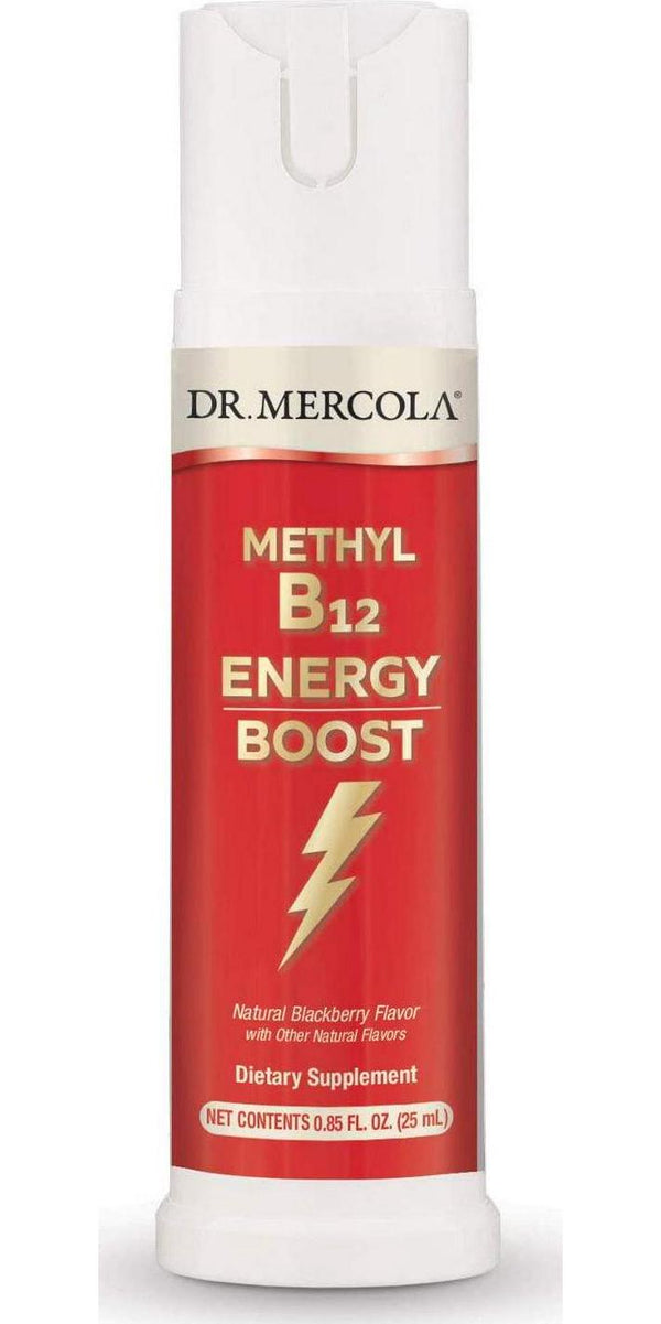 Dr. Mercola Vitamin B12 Energy Booster, 0.85 Ounce