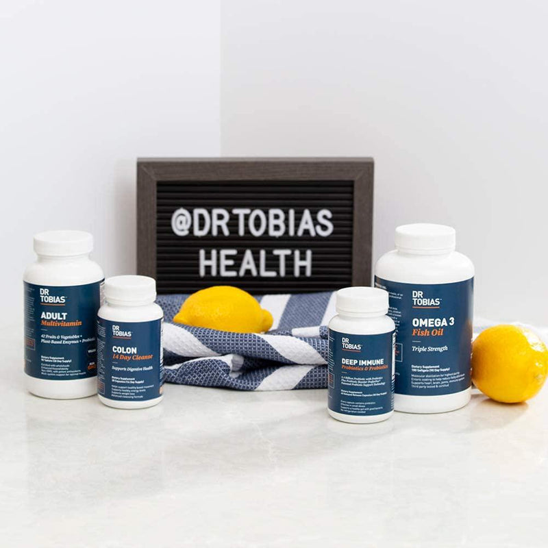 Dr. Tobias Digestive Kickstarter Bundle with Colon 14 Day Cleanse and Probiotics 30 Billion for Gut Health and Healthy Bowel Movements