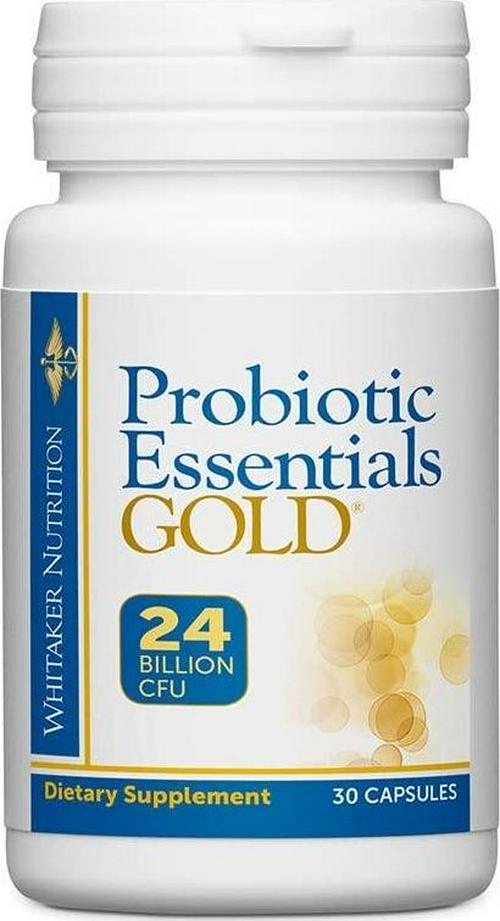 Dr. Whitaker's Probiotic Essentials Gold with 24 Billion Live Bacteria, 30 Capsules (30-Day Supply)
