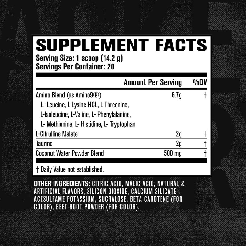 EAA Surge Premium EAA Supplement - 9 Essential Amino Acids Intra Workout Powder w/L-Citrulline, Taurine, and More for Muscle Building, Strength, Pumps, Endurance, Recovery - Peach Mango, 20sv