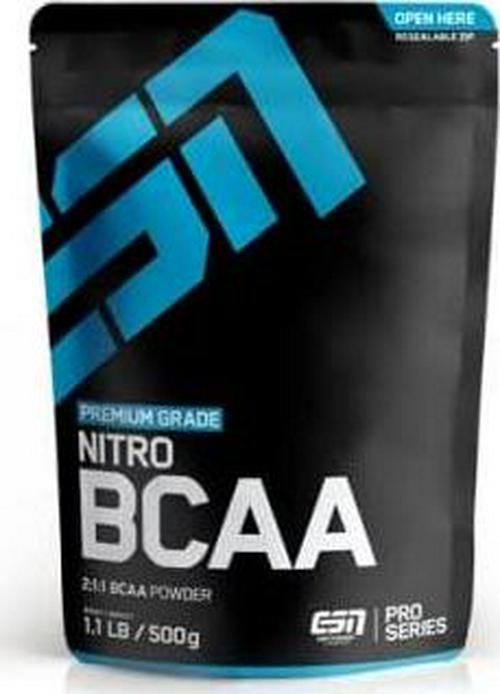 ESN Nitro BCAA Powder - Biologically highly available, do not have to be digested, but can be absorbed directly - 500g (Tropical Punch)