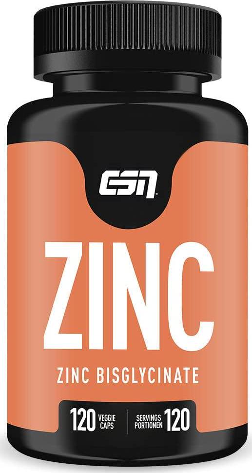 ESN Zinc, high dose - essential trace element that the body cannot produce itself - 120 capsules