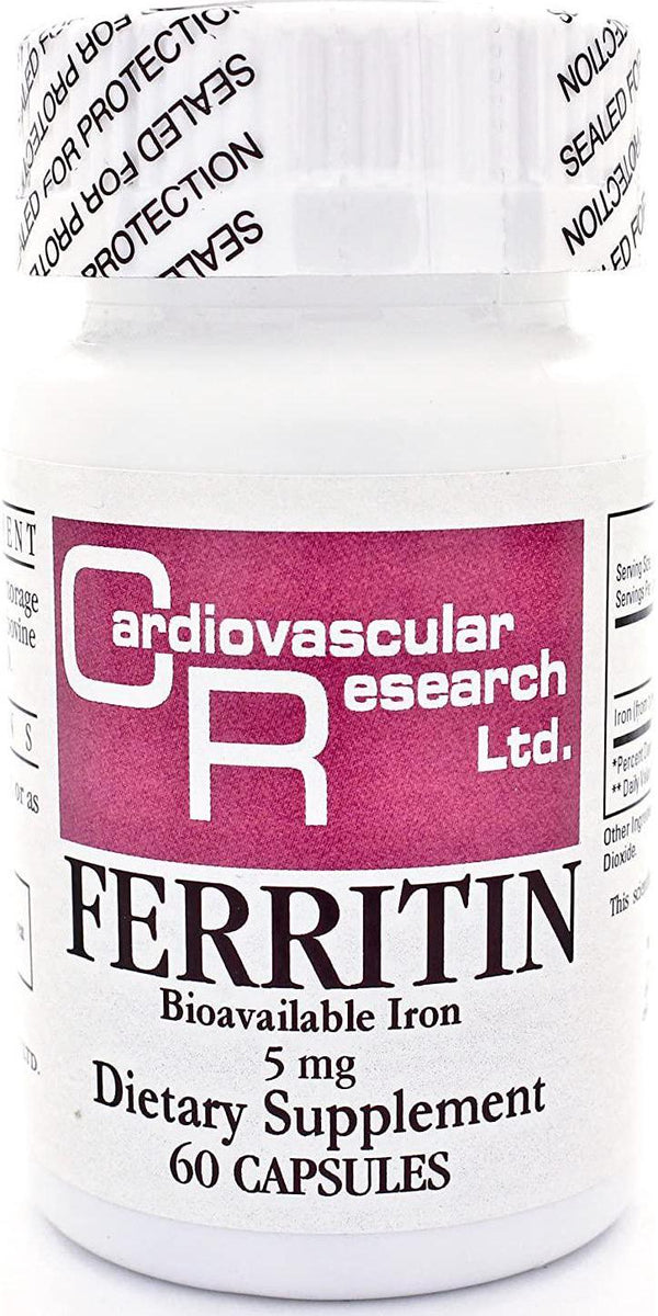 Ecological Formulas - Ferritin Fe 5 mg 60 caps [Health and Beauty]