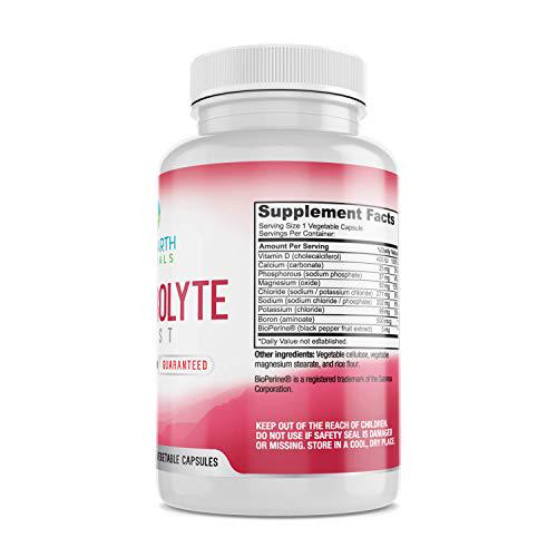 Electrolyte Support Supplement - Helps Support Electrolyte Balance with Vitamin D, Calcium, Magnesium, Sodium, Potassium, Boron and More!