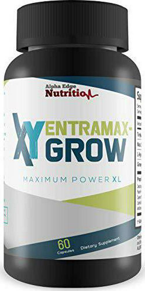 Entramax Grow - Maximum Power XL - Potent and Pure Blood Flow Expansion Formula - L-Citrulline - L-Argenine - N02 - Nitric Oxide - Help Support Male Function and Increased Nutrient Delivery