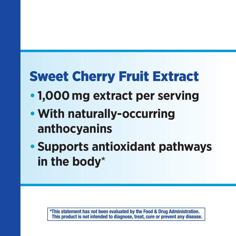 Enzymatic Therapy Cherry Fruit Sweet Cherry Extract 1,000 mg Potency, 180 Count