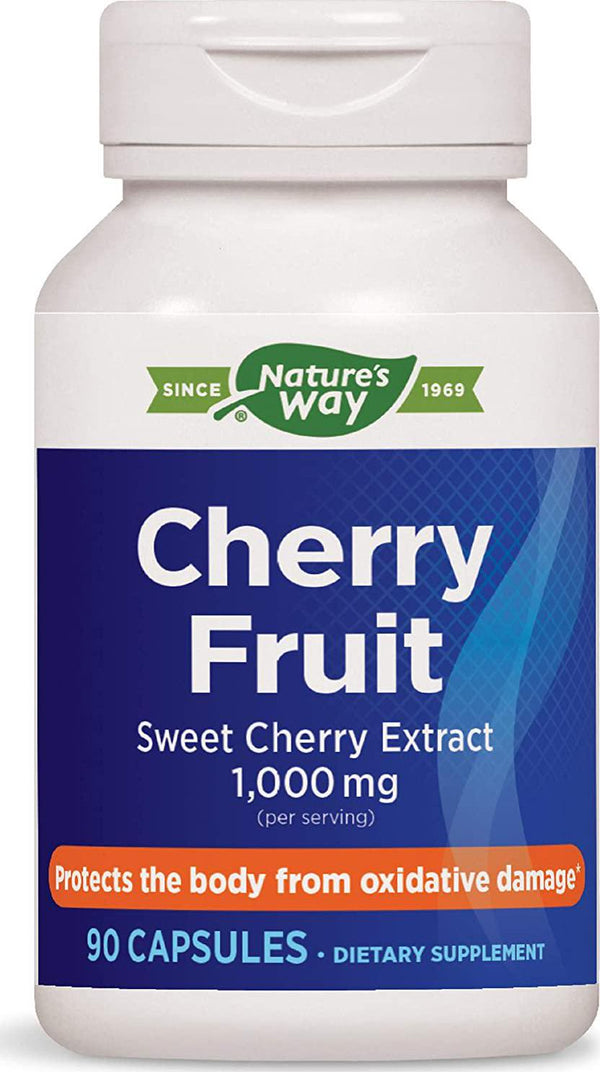 Enzymatic Therapy Cherry Fruit Sweet Cherry Extract 1,000 mg Potency, 90 Count