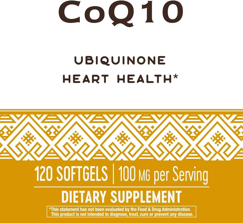Enzymatic Therapy CoQ10 100 mg Ubiquinone, 120 Softgels