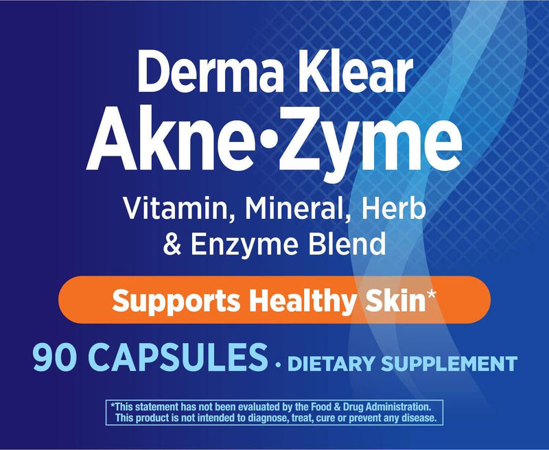 Enzymatic Therapy Derma Klear Akne-Zyme Blend, 90 Capsules