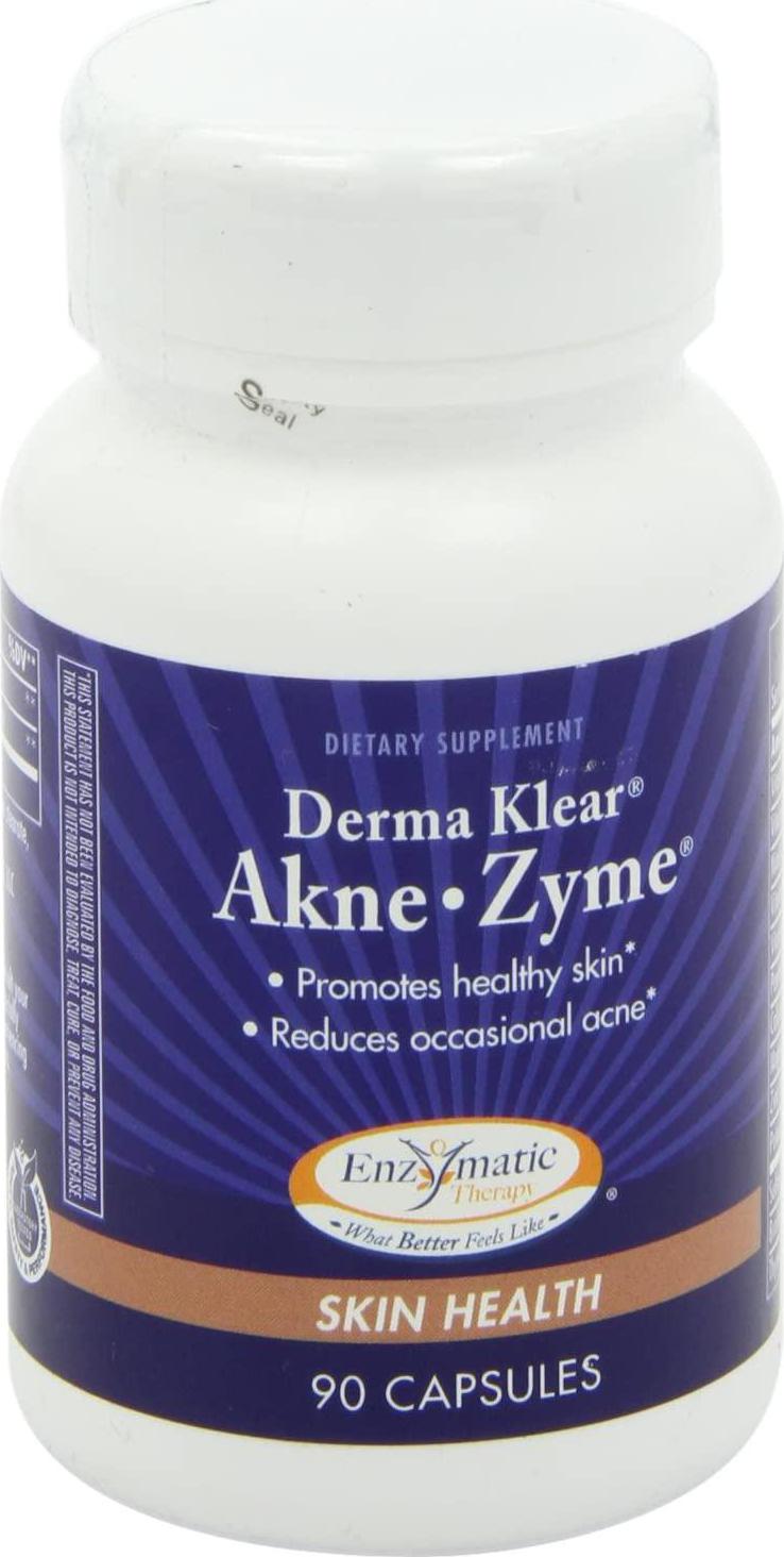 Enzymatic Therapy Derma Klear Akne-Zyme Blend, 90 Capsules