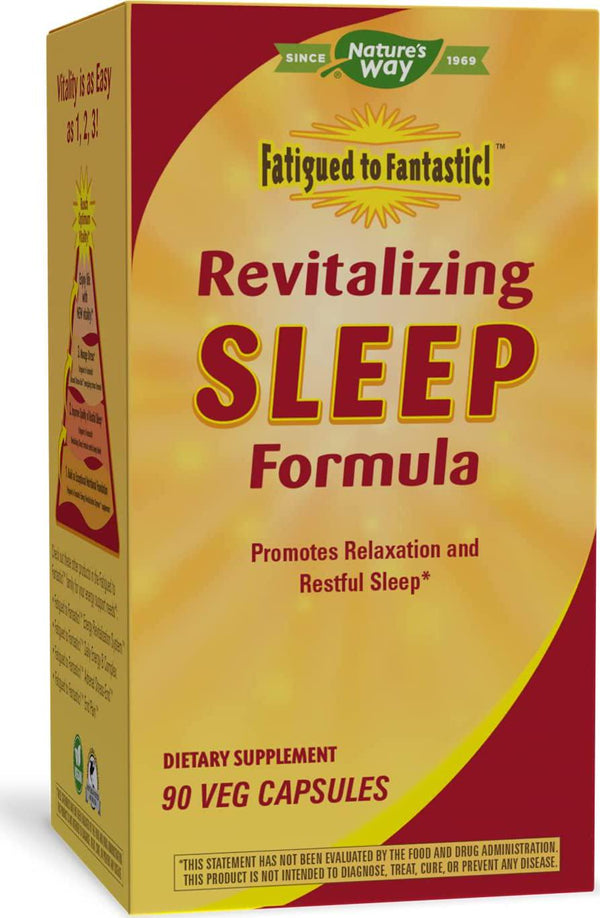 Enzymatic Therapy Fatigued to Fantastic! Revitalizing Sleep Formula, 90 VCaps
