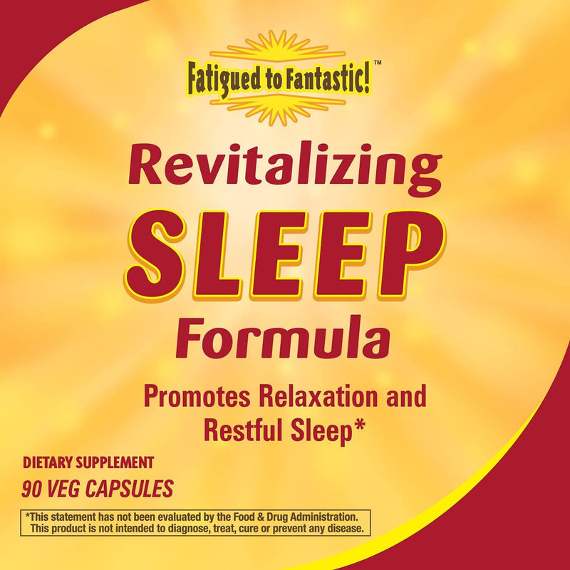 Enzymatic Therapy Fatigued to Fantastic! Revitalizing Sleep Formula, 90 VCaps