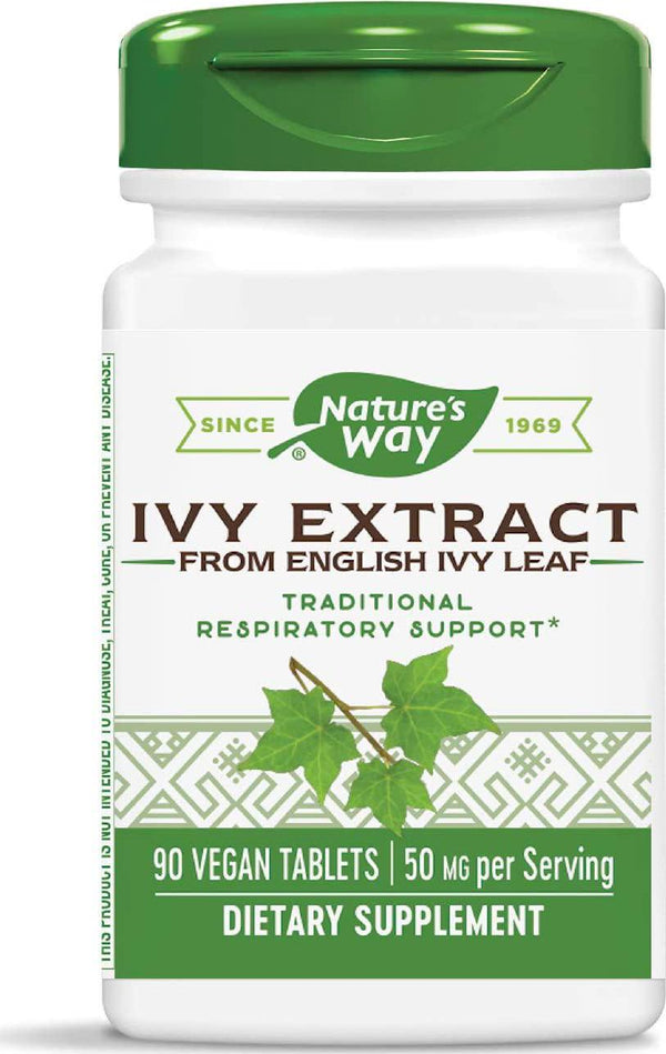 Enzymatic Therapy Ivy Extract From English Ivy Leaf 50 mg Potency, 90 Count