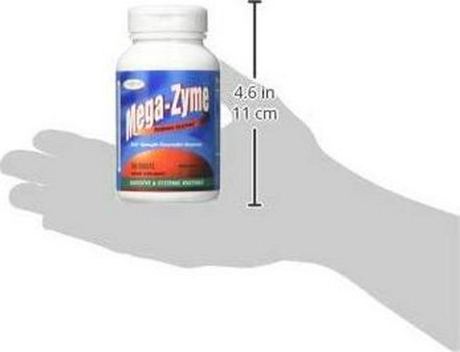 Enzymatic Therapy Mega-Zyme Gluten-Free 10X Strength Pancreatic Enzymes, 200 Count