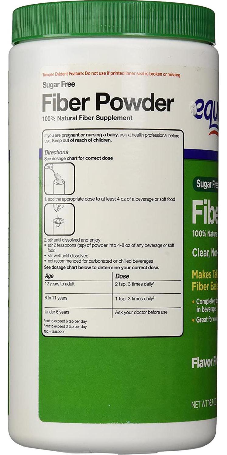 Equate Fiber Powder Clear Soluble - 125 Servings, 16.7 oz (1)