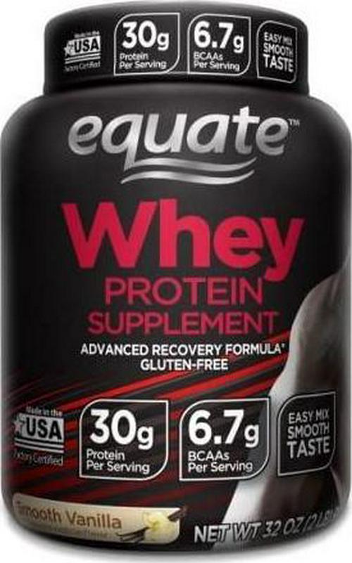 Equate Smooth Vanilla Whey Protein 2lbs
