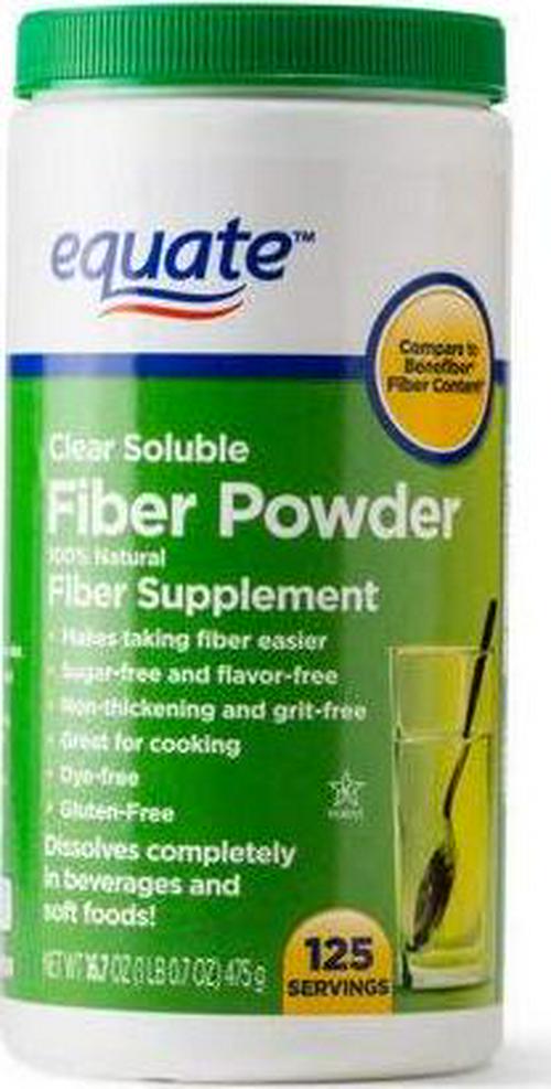 Equate Sugar-Free Fiber Powder - 90 Servings, 12.3 oz (2 Pack)